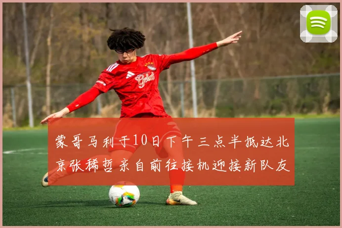 蒙哥马利于10日下午三点半抵达北京张稀哲亲自前往接机迎接新队友